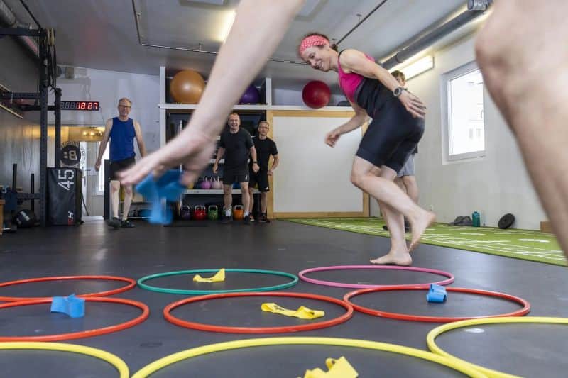 Koordinationstraining im Fitnesskurs beim TVG 1893 Essen